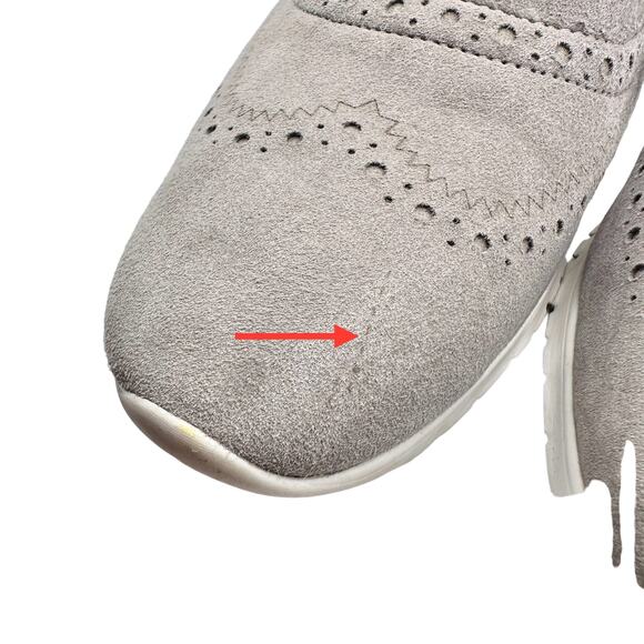 Cole Haan | Women | Zero Grand Tour Gray Suede Oxford Sneakers | Size 10 B - Picture 10 of 12